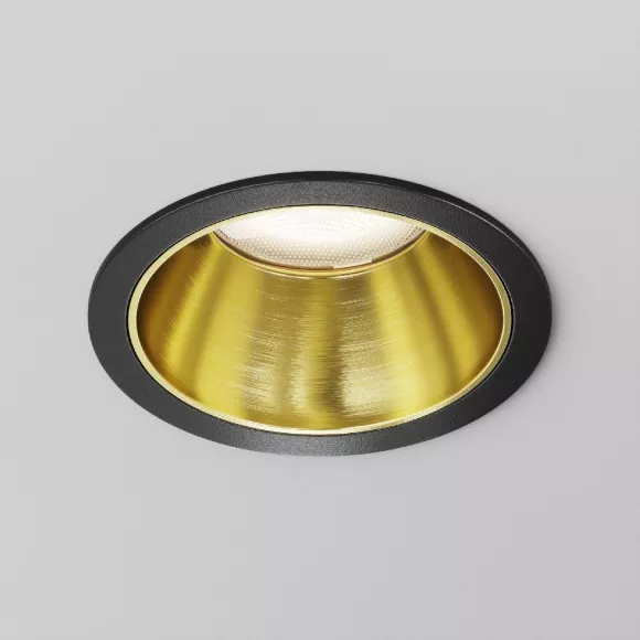 Декоративная рамка-отражатель Maytoni Downlight Ring12-15W-RD-BS, вид сверху Декоративная рамка-отражатель Maytoni Downlight Ring12-15W-RD-BS, вид сверху