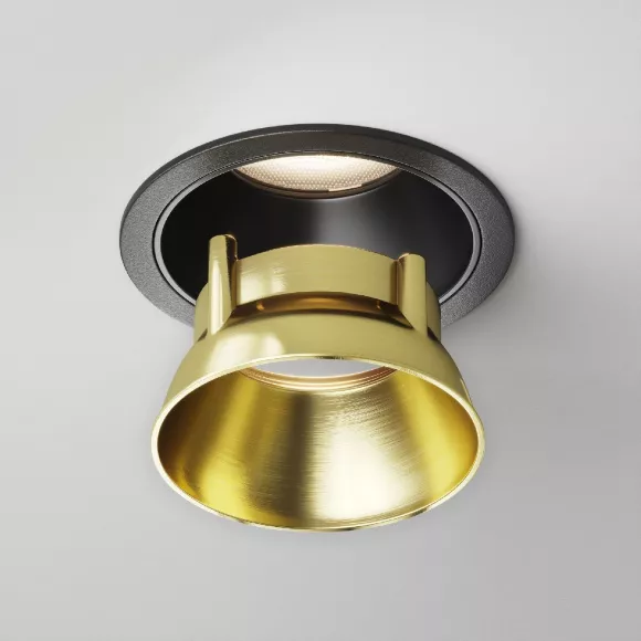 Декоративная рамка-отражатель Maytoni Downlight Ring12-15W-RD-BS, крепление Декоративная рамка-отражатель Maytoni Downlight Ring12-15W-RD-BS, крепление