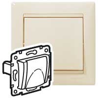 Розетка с/з со шторками с защитной крышкой Legrand Valena Classic 695614