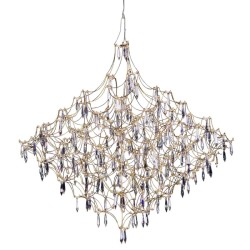 Подвесная светодиодная люстра Loft IT Mira 10259/1200 Gold Asfour