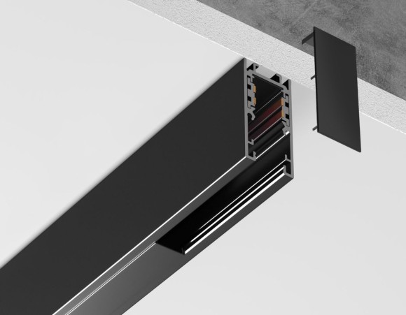 Заглушка для магнитного шинопровода Magnetic 48V 10mm 2шт Ambrella Light Track System GL1988