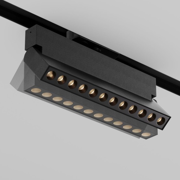 Трековый однофазный светильник Maytoni Points Rot TR224-1-12WCCT-M-B