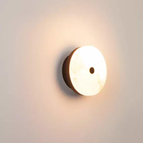 Настенный светильник Arlight SP-MENTA-WALL-R165-12W Warm2700 (BK, 130 deg, 230V) (IP20, Мрамор) 061700
