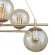 Подвесная люстра Escada Balance 1119/6S Gold, декоративные элементы крупным планом