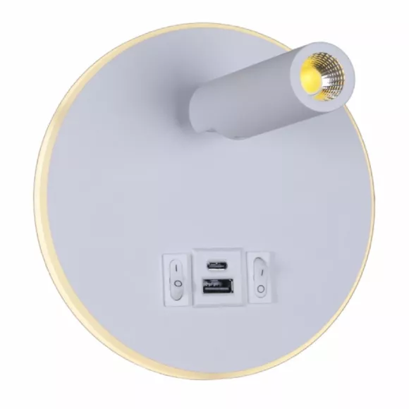 Спот Reluce 86203-9.2-001KT LED12W+USB WT Спот Reluce 86203-9.2-001KT LED12W+USB WT