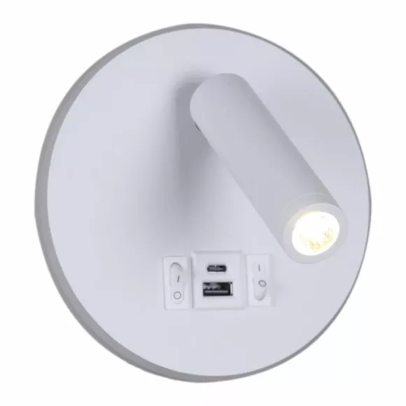 Спот Reluce 86203-9.2-001KT LED12W+USB WT Спот Reluce 86203-9.2-001KT LED12W+USB WT