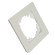 Рамка одноместная Stekker GFR00-7001-01M Катрин 49594