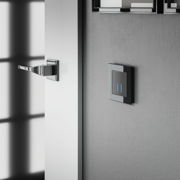 Сенсорный выключатель двухклавишный с подсветкой Werkel 4690389179570 W4520008