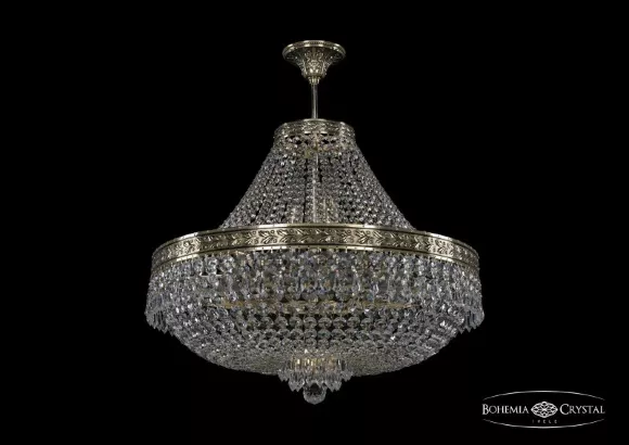 Люстра на штанге Bohemia Ivele Crystal 19271/H1/60IV GB Люстра на штанге Bohemia Ivele Crystal 19271/H1/60IV GB
