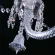 Подвесная люстра Delight Collection Moollona MD11027010-8B, Хром, Белый, Металл, декоративные элементы крупным планом