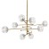 Люстра на штанге Delight Collection Globe Mobile KG0835P-8 brass