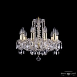 Подвесная люстра Bohemia Ivele Crystal 1402/10/141 G