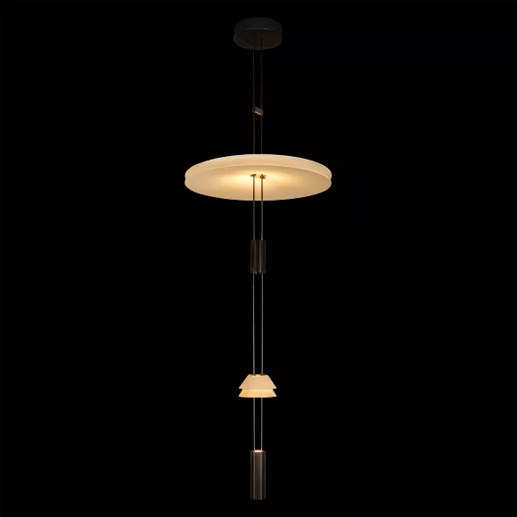 Подвесной светильник Loft IT Flamingo 10598C, Черный, Белый, Теплый белый