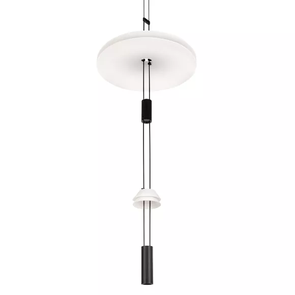 Подвесной светильник Loft IT Flamingo 10598C, Черный, Белый, Теплый белый, крепление