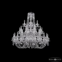 Подвесная люстра Bohemia Ivele Crystal 1402/20+10+5/360/3d Ni