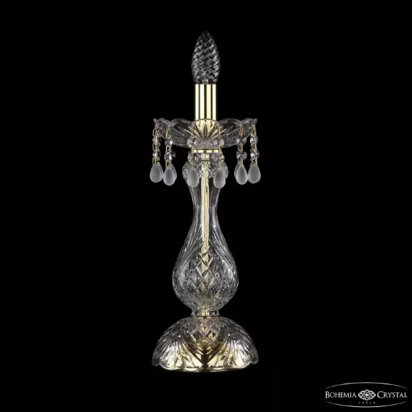 Настольная лампа Bohemia Ivele Crystal 1410L/1-35 G V0300 Настольная лампа Bohemia Ivele Crystal 1410L/1-35 G V0300