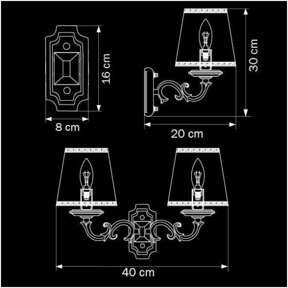 Бра Osgona Engenuo 779524