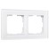 Рамка на 2 поста Werkel Favorit белый матовый W0021105 4690389159572