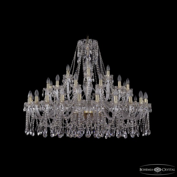 Подвесная люстра Bohemia Ivele Crystal 1413/24+12+6/460 G