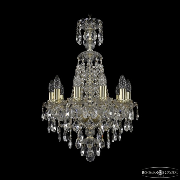 Подвесная люстра Bohemia Ivele Crystal 1415/10/141/XL-66 G