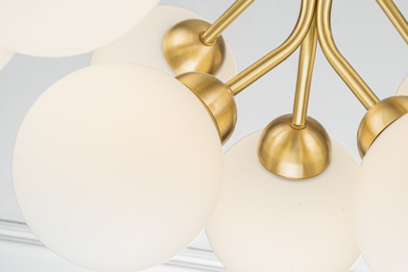 Подвесная люстра Belfast Bryson L-8130-6+3 BR GL