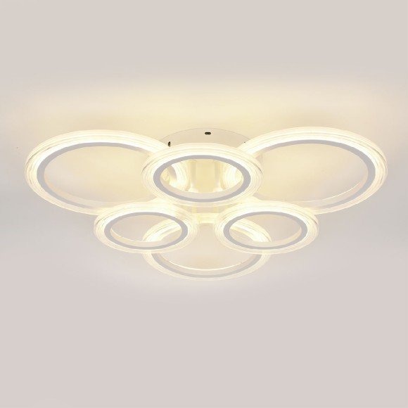 Потолочная светодиодная люстра с пультом управления Escada Avani 10258/6LED