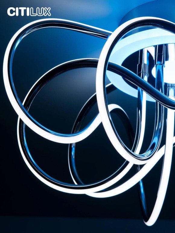 Потолочная светодиодная люстра Citilux Джемини Смарт CL229A161E