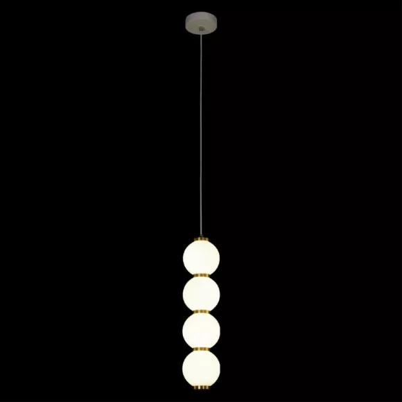 Подвесной светильник Loft IT Pearls 10205/B, Золото, Белый, Нейтральный белый Подвесной светильник Loft IT Pearls 10205/B, Золото, Белый, Нейтральный белый