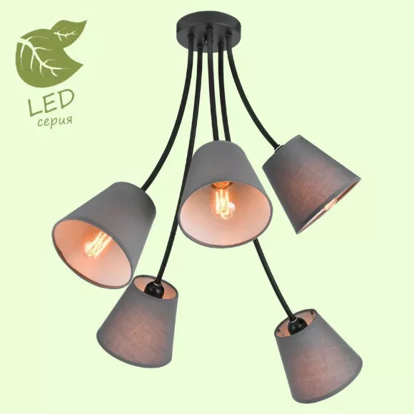 Подвесная люстра Lussole Lgo Lafayette GRLSP-8266, декоративные элементы крупным планом Подвесная люстра Lussole Lgo Lafayette GRLSP-8266, декоративные элементы крупным планом