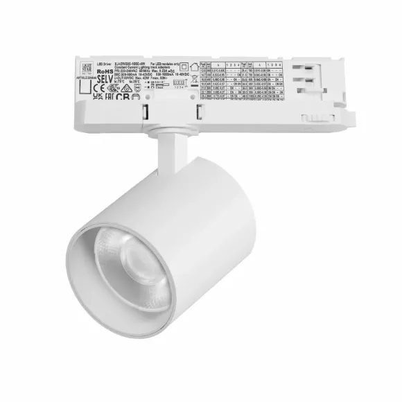 Трековый трехфазный светильник Quattro LED 36G с адаптером Lightstar Alta Base A5446QT36G Трековый трехфазный светильник Quattro LED 36G с адаптером Lightstar Alta Base A5446QT36G