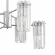 Люстра на штанге Lumion Classi Favla 8348/6C, Хром, Прозрачный, Металл, декоративные элементы крупным планом