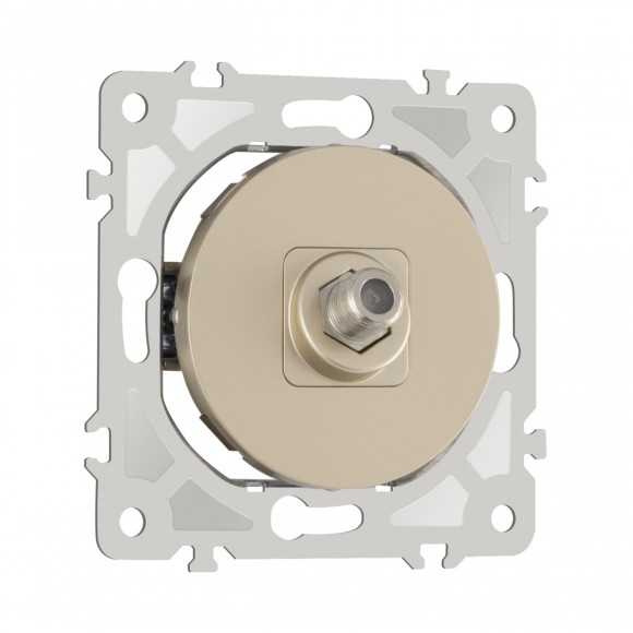 Розетка спутниковая SAT TV Arte Milano 202.42-1.shampan