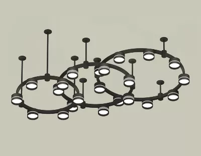 Комплект подвесного светильника Ambrella Light Techno Ring XR92222200 (A9222, A9227, C9233, C9242, C9238, C9232, N8462, N8478)