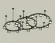 Комплект подвесного светильника Ambrella Light Techno Ring XR92222200 (A9222, A9227, C9233, C9242, C9238, C9232, N8462, N8478)