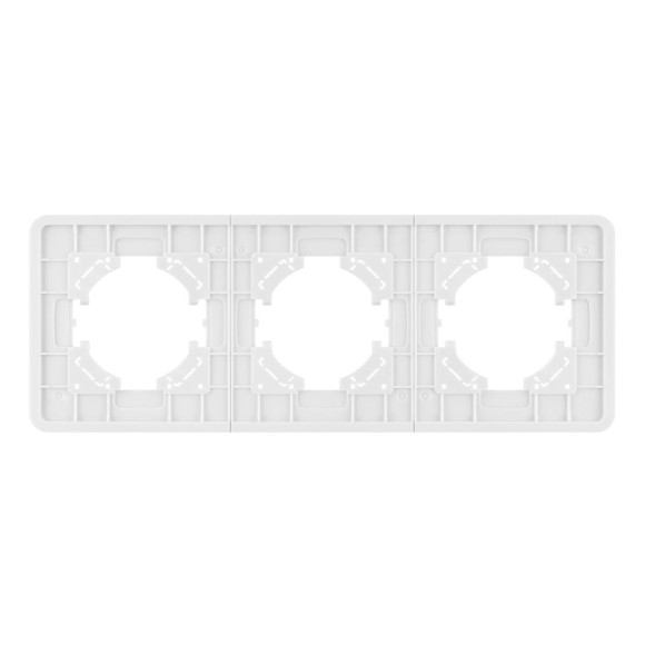 Рамка на 3 поста алюминиевая Arlight FRM-AKIRY-SFAL-3-SR 049740