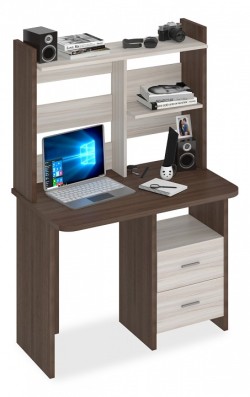 Стол компьютерный Домино Lite СКЛ-Прям100Р+НКЛ-100 MER_SKL-Pryam100R-NKL-100_SHK