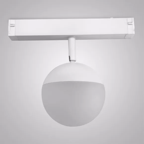Трековый однофазный светильник AM Group AM529 WH-220V-9W SMART, Белый, От теплого до холодного, Алюминий Трековый однофазный светильник AM Group AM529 WH-220V-9W SMART, Белый, От теплого до холодного, Алюминий