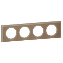 Рамка 4-постовая Legrand Celiane смальта мокка 069464