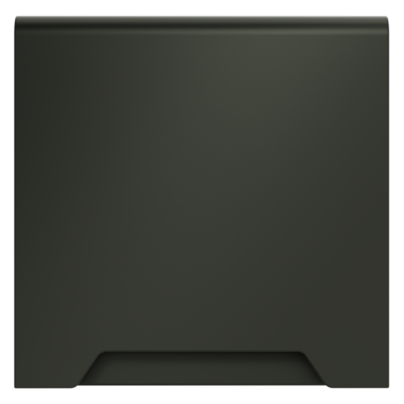 Накладка для розетки с заземлением, защитными шторками и крышкой Voltum S70 (титан) VLS000806