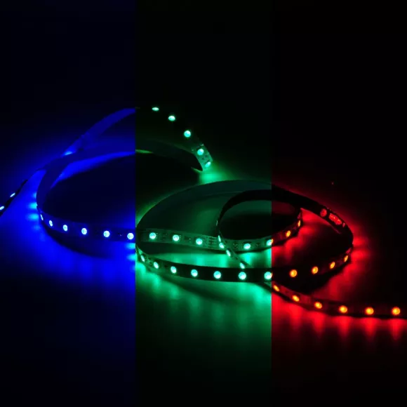 Светодиодная лента Gauss 12В 5050 10Вт/м RGBK 3м IP20 BT054 Светодиодная лента Gauss 12В 5050 10Вт/м RGBK 3м IP20 BT054