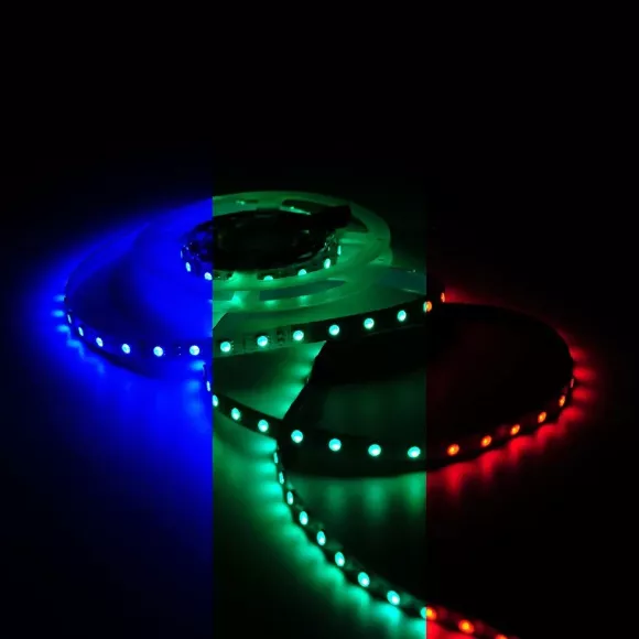 Светодиодная лента Gauss 12В 5050 10Вт/м RGBK 3м IP20 BT054 Светодиодная лента Gauss 12В 5050 10Вт/м RGBK 3м IP20 BT054