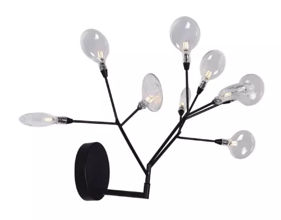 Бра Crystal Lux Evita AP9 BLack/Transparent Бра Crystal Lux Evita AP9 BLack/Transparent