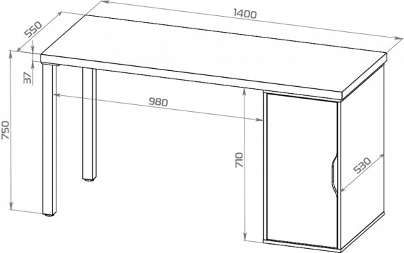 Стол письменный Ингар SHST_S01545