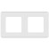 Рамка двухместная Legrand Inspiria 673940