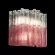 Настенный светильник Loft IT Murano 10580W Clear pink, Бронза, Розовый, Металл, декоративные элементы крупным планом
