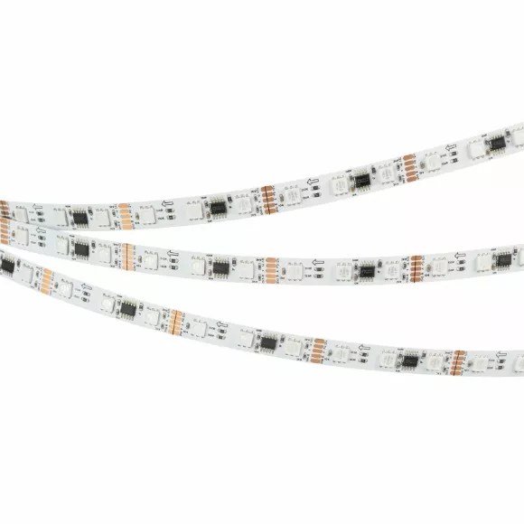 Светодиодная лента Arlight DMX-B60-10mm 12V RGB-PX3 (14 W/m, IP20, 5m)  039174(1)