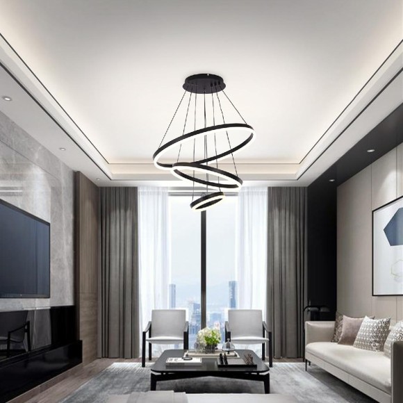 Подвесная люстра Natali Kovaltseva Oreol LED LAMPS 81278