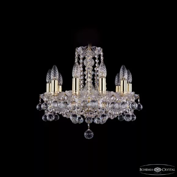 Подвесная люстра Bohemia Ivele Crystal 1402/10/141 G Balls Подвесная люстра Bohemia Ivele Crystal 1402/10/141 G Balls