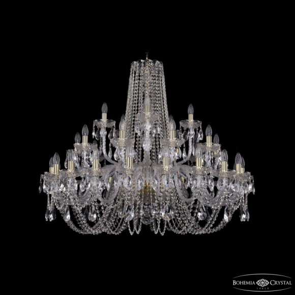 Подвесная люстра Bohemia Ivele Crystal 1402/20+10+5/400 G