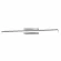 Настенный светильник Escada Primo 170001/A/1W LED 9W Silver ES0000009L